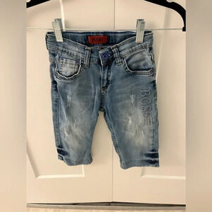 Boys Hugo Hugo Boss Denim Shorts Size 6